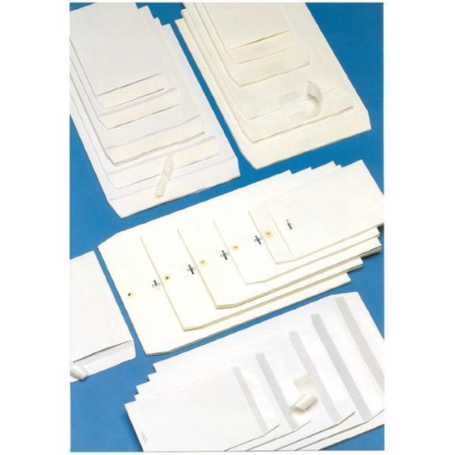 BLASETTI BUSTE DI CARTA KRAFT MONODEX A SACCO CON STRIP 160X230 mm 80 GR COL. BIANCO CONF 500 Pz.